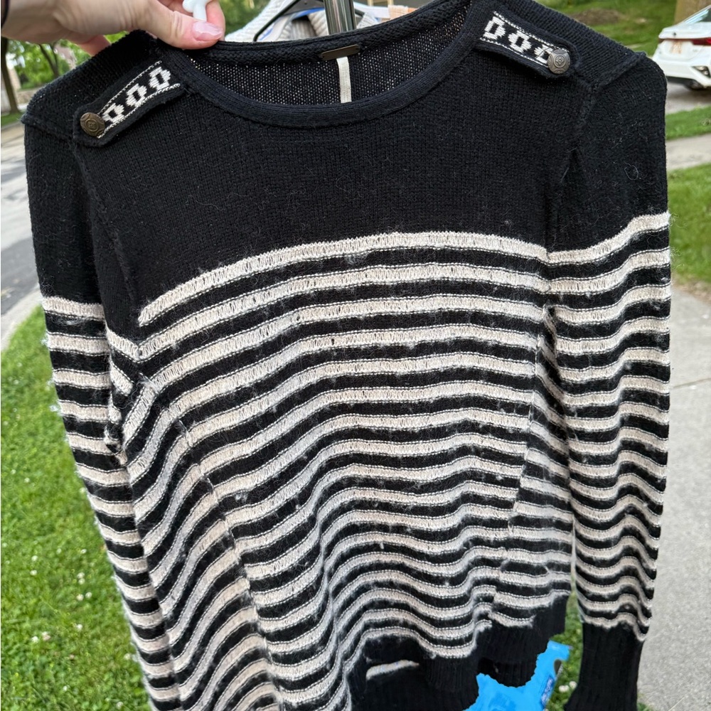 Vintage free people striped sweater